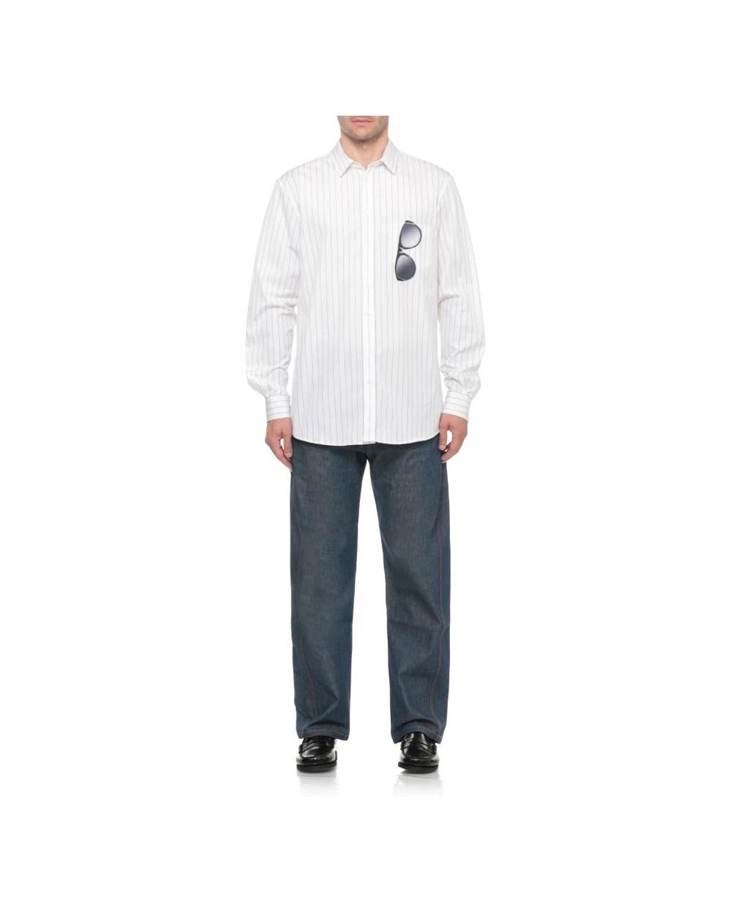 Moschino White Formal Shirts for men