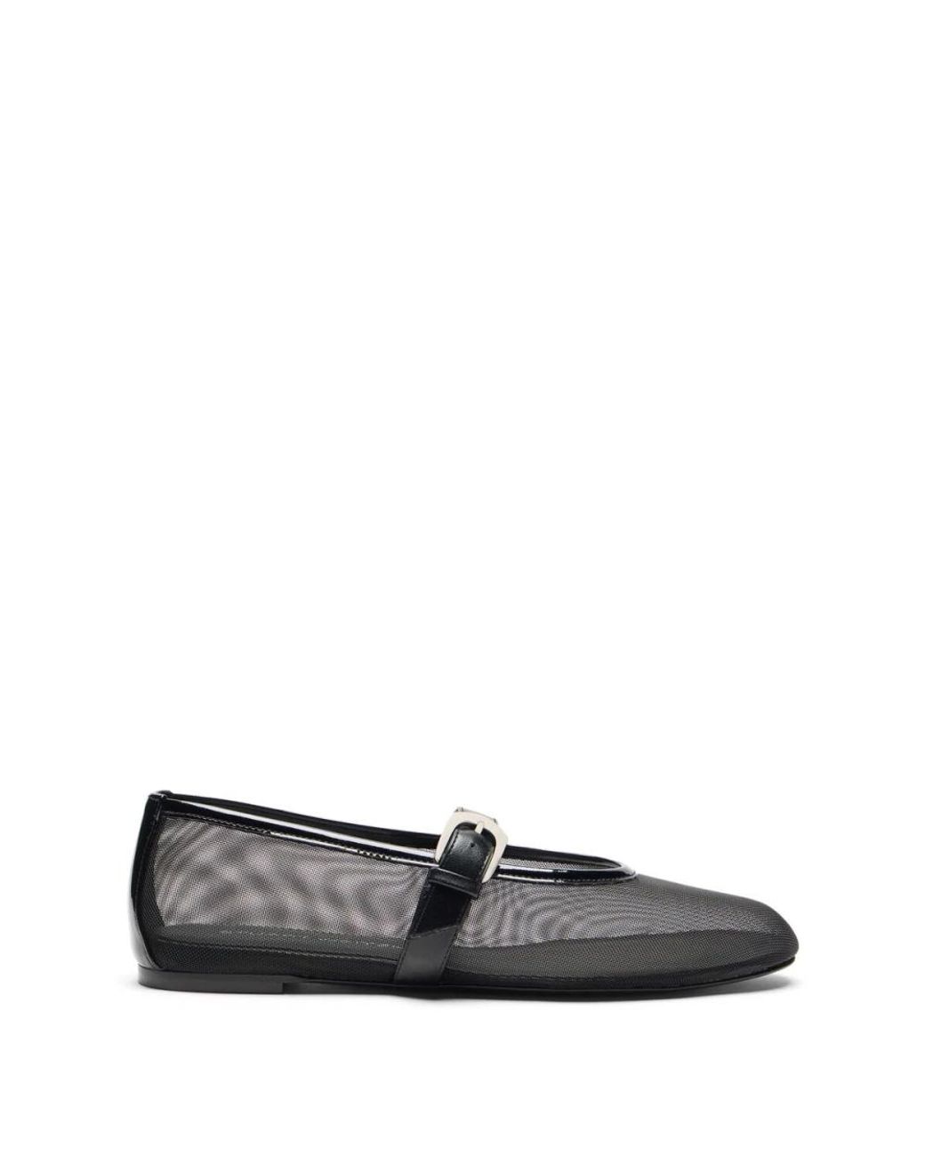 Stuart Weitzman Black Ballerinas