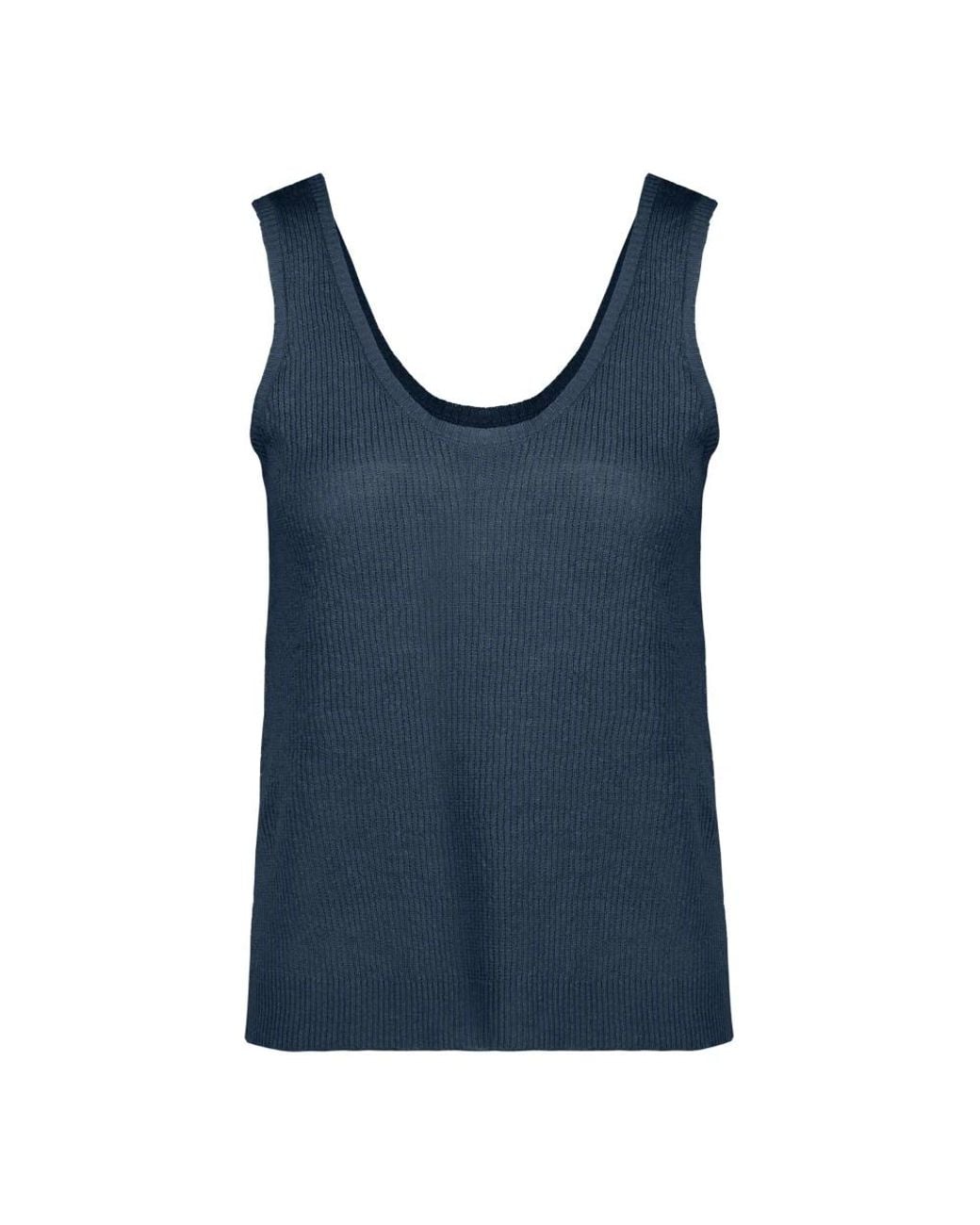Sleeveless Tops Bomboogie de color Blue