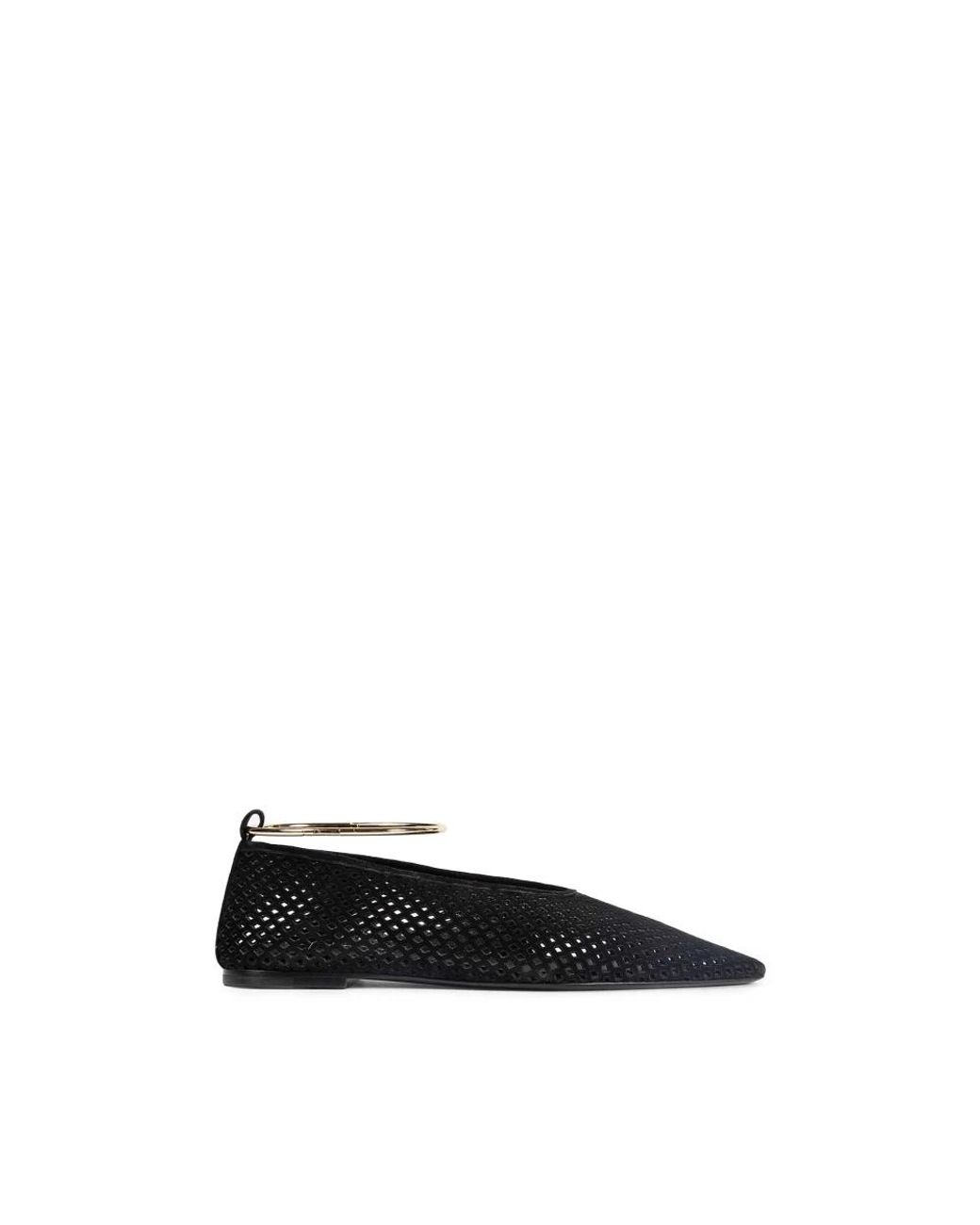 Jil Sander Black Ballerinas