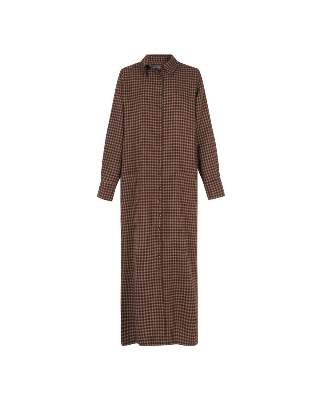 Cortana Brown Shirt Dresses