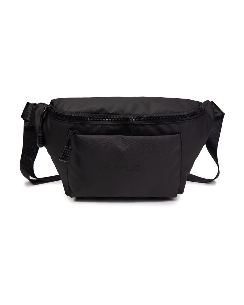 Roberto Cavalli Black Bum Bags for men