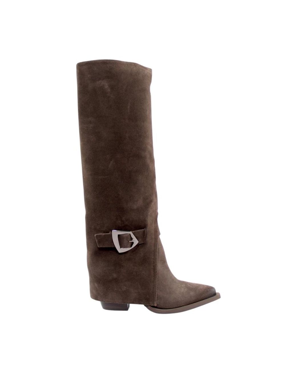 Elvio Zanon Brown Cowboy & Biker Boots