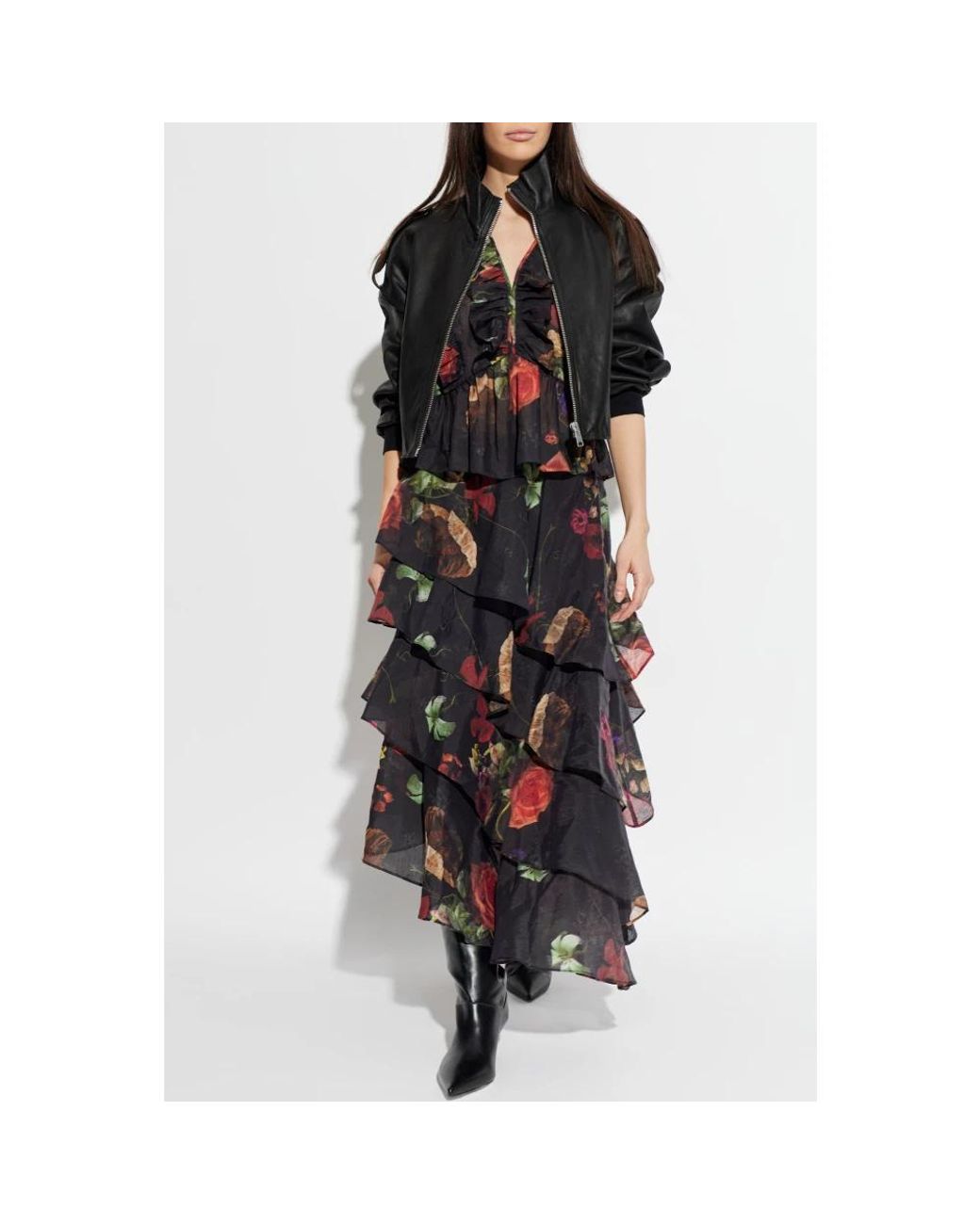 Leather Jackets AllSaints de color Black