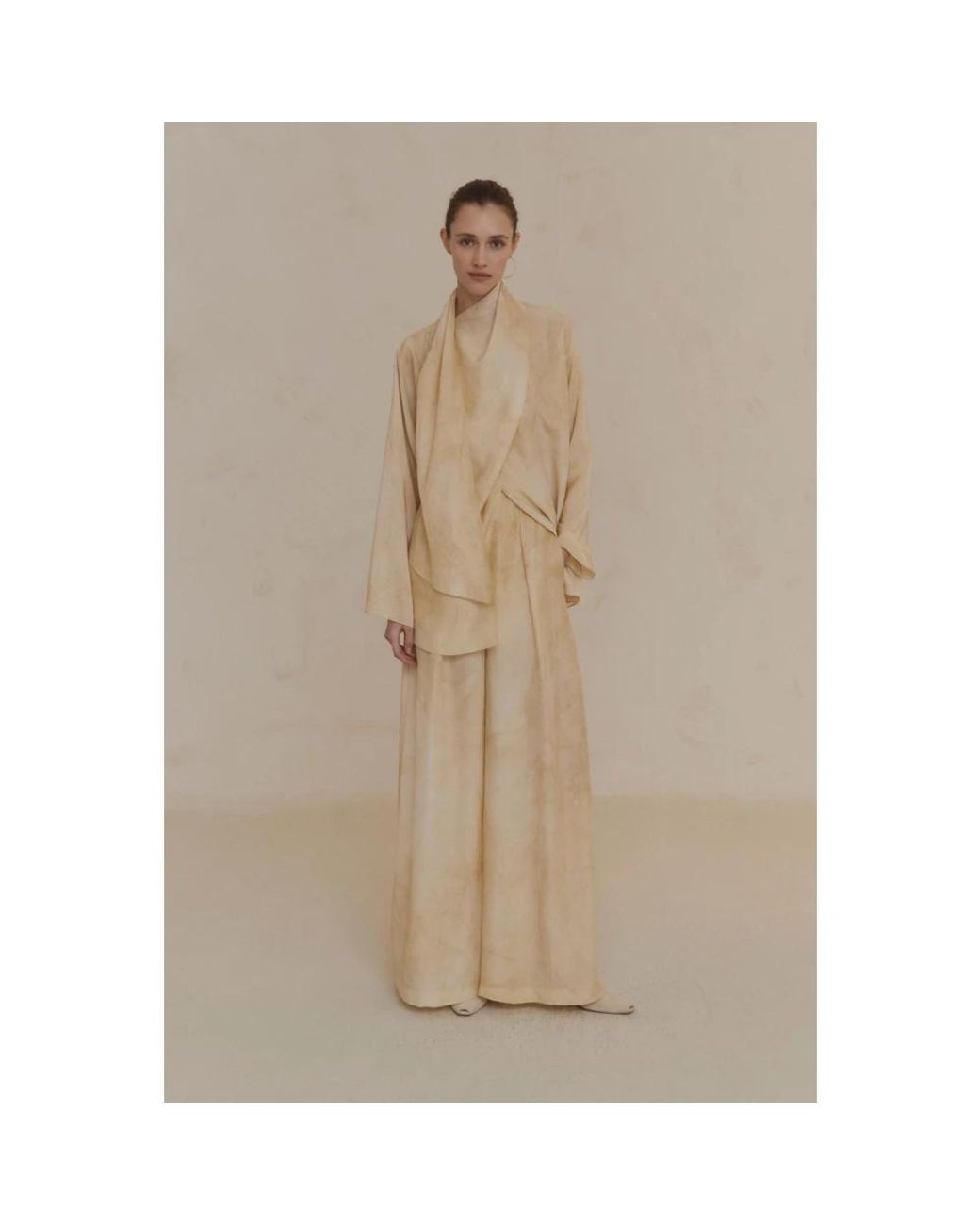 Cortana Natural Wide Trousers