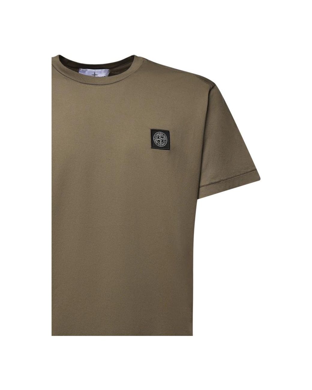 Stone Island Green T-Shirts for men