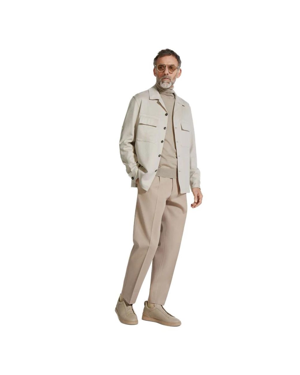 Zegna Gray Light Jackets for men