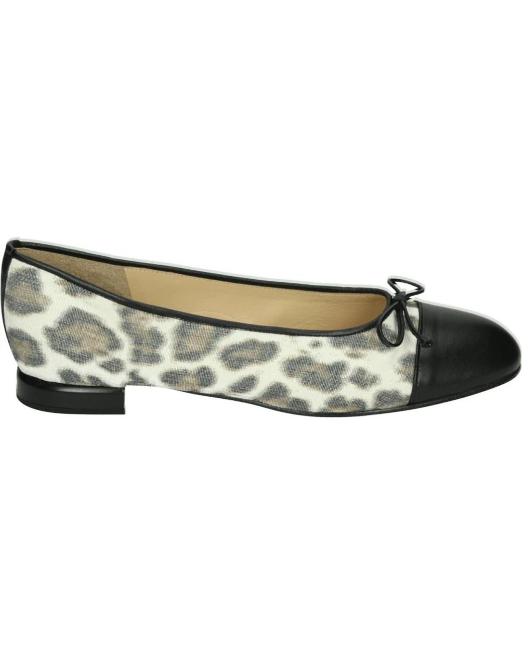 Brunate Schoenen ,Veelkleurig ,Leer Zwarte Ballerina Schoenen Met Patroon in het Blue