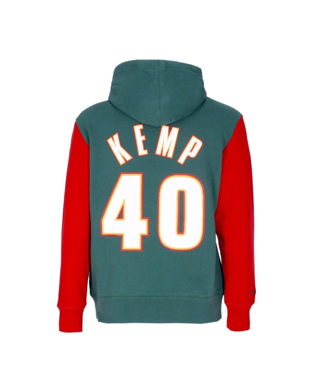 Mitchell & Ness Hoodies & Sweatvesten ,Blauw ,Katoen Seattle Supersonics Hoodie 1996 Shawn Kemp in het Red voor heren