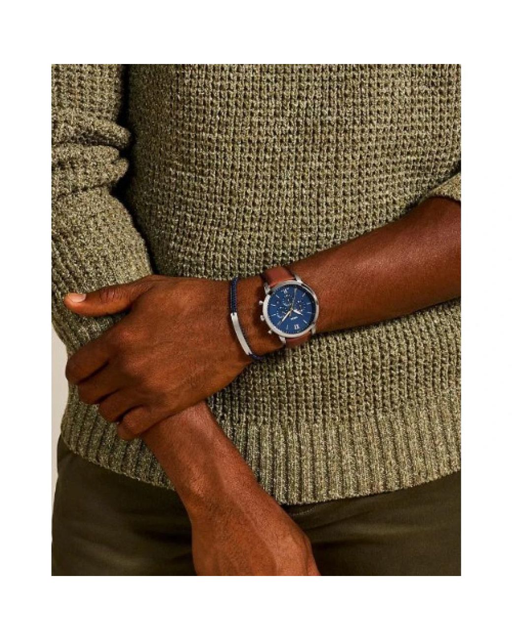 Watches Fossil de hombre de color Blue