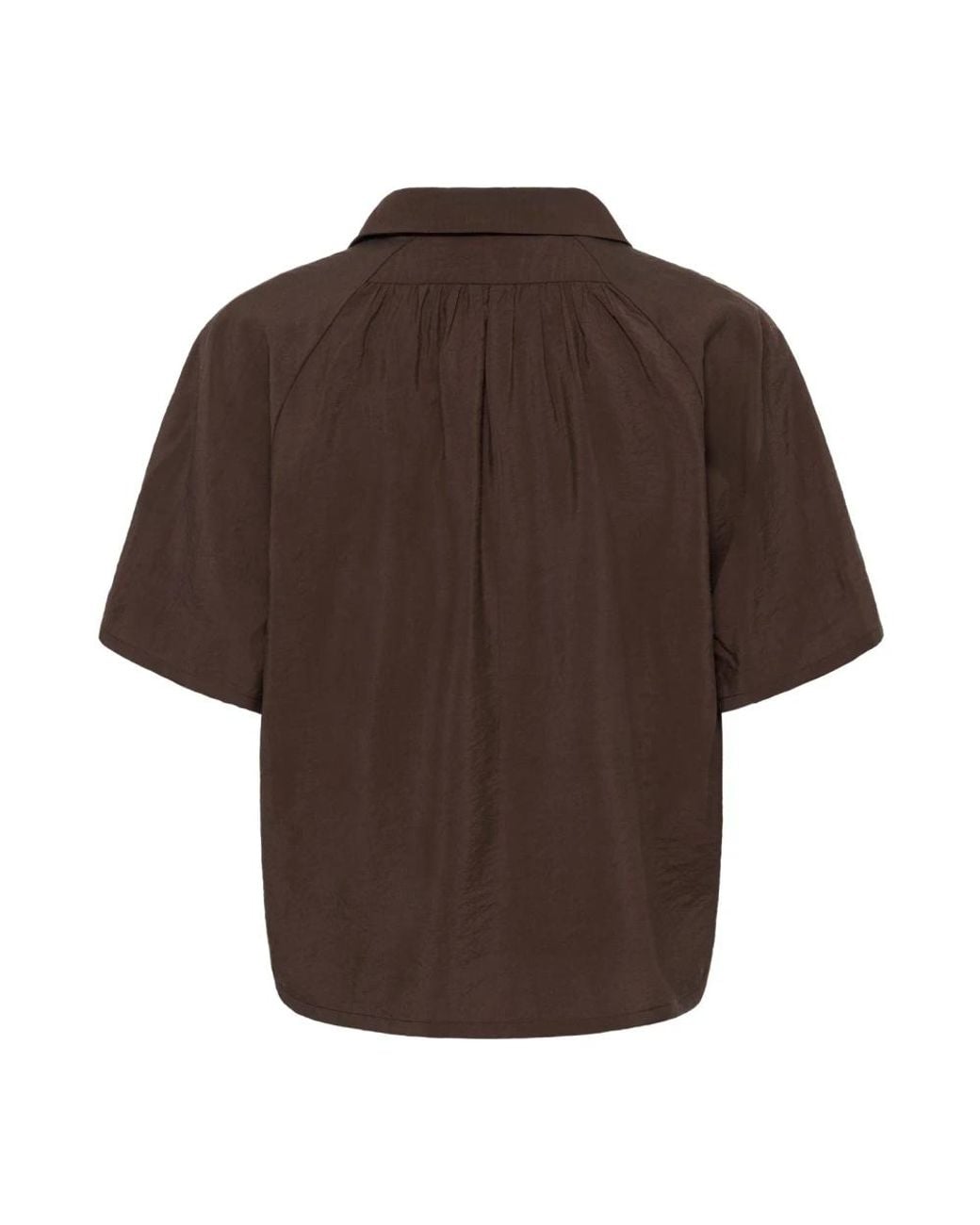 Blouses Kaffe de color Brown