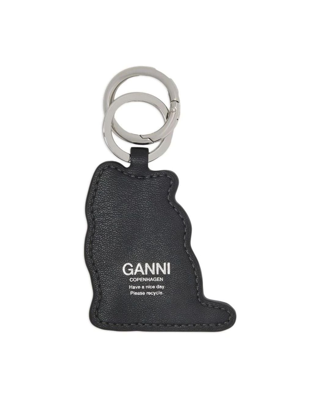 Ganni Blue Keychains