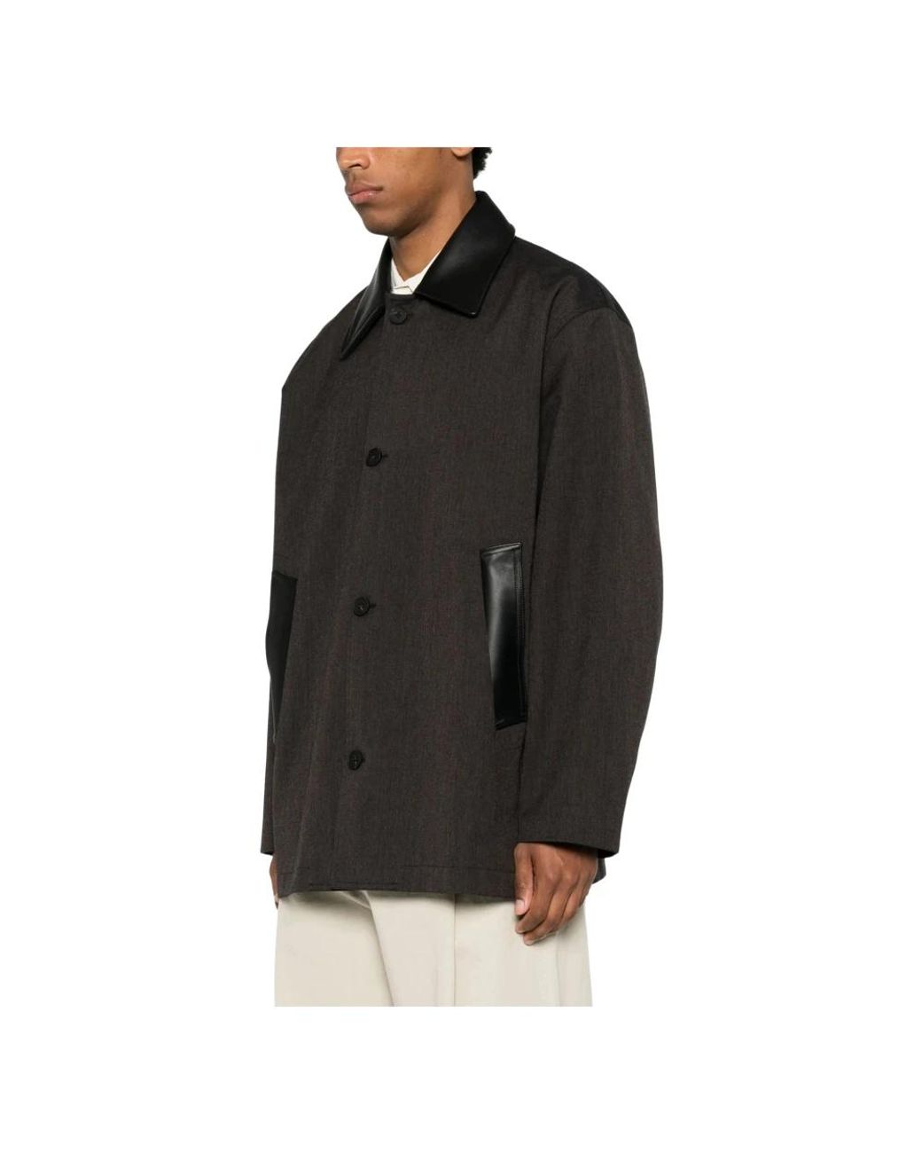 Leather Jackets Studio Nicholson de hombre de color Black