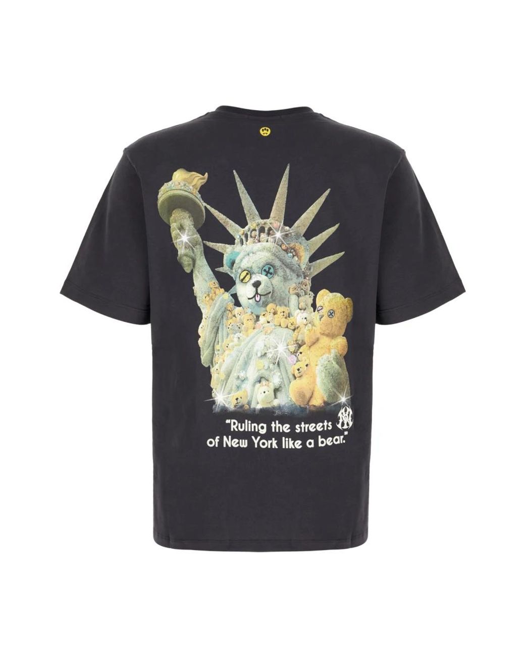 T-Shirts di Barrow in Black da Uomo