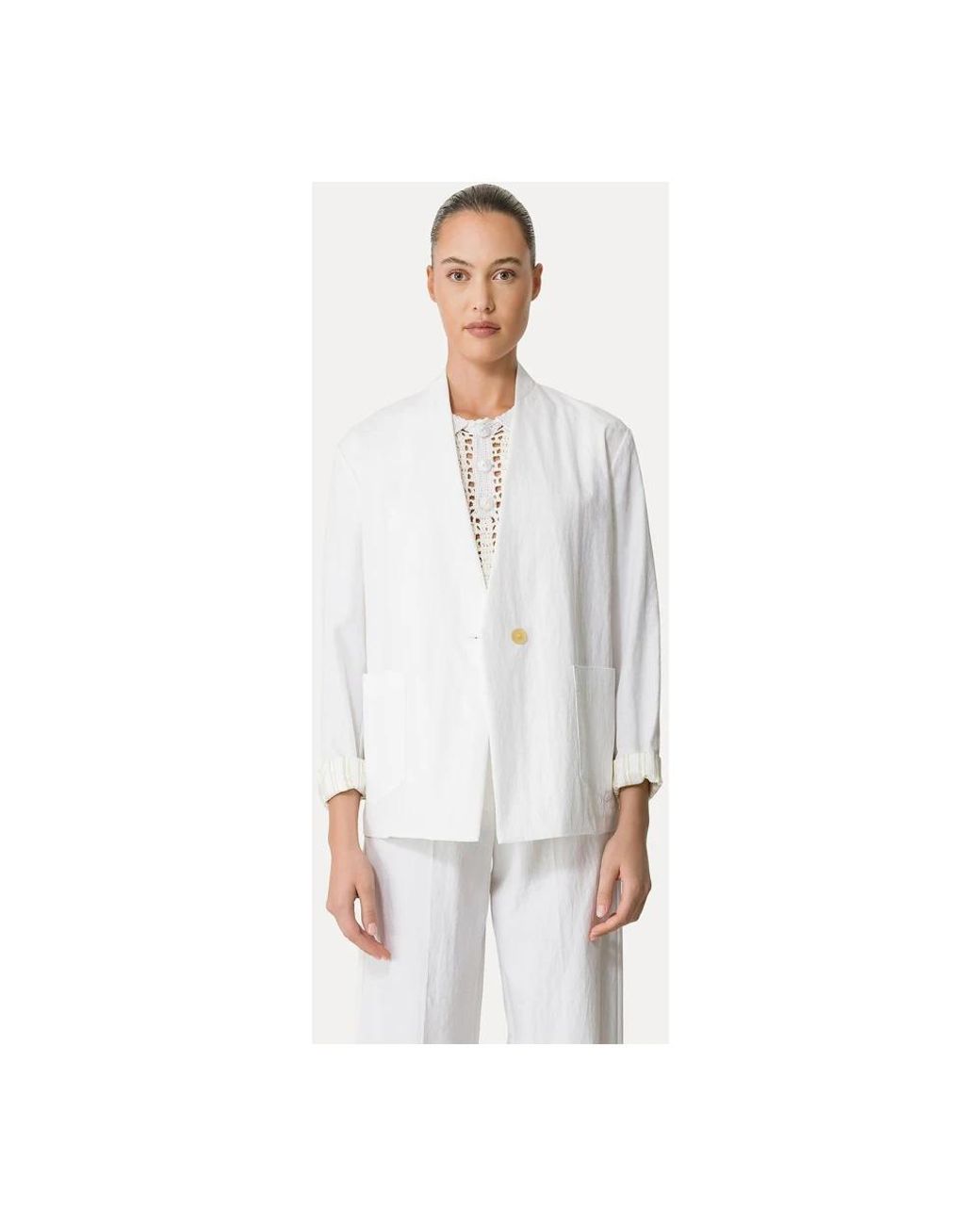 Forte_forte White Blazers