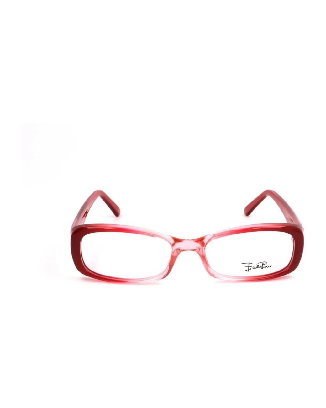 Emilio Pucci Red Plastic Frames