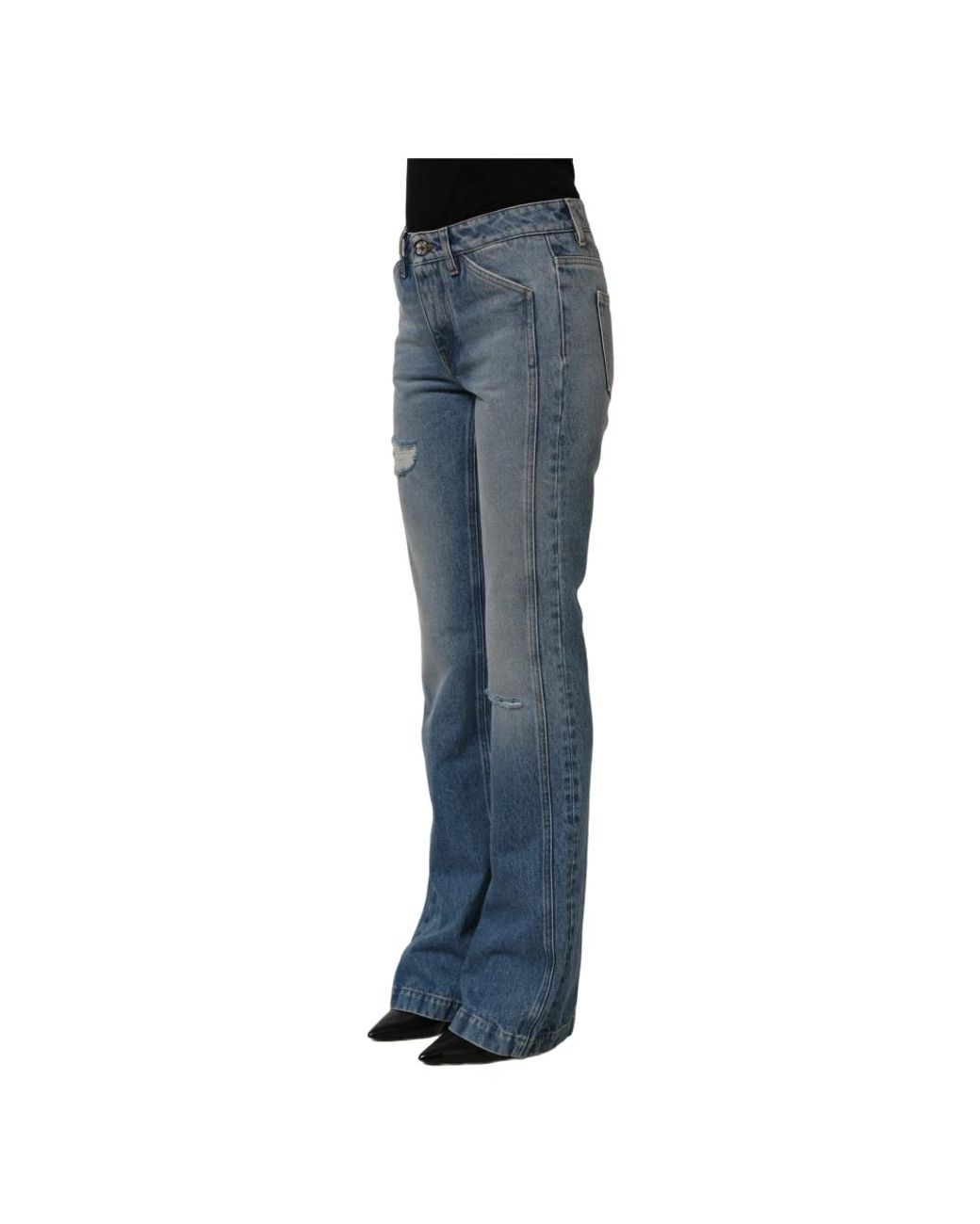 Dolce & Gabbana Blue Bootcut Jeans