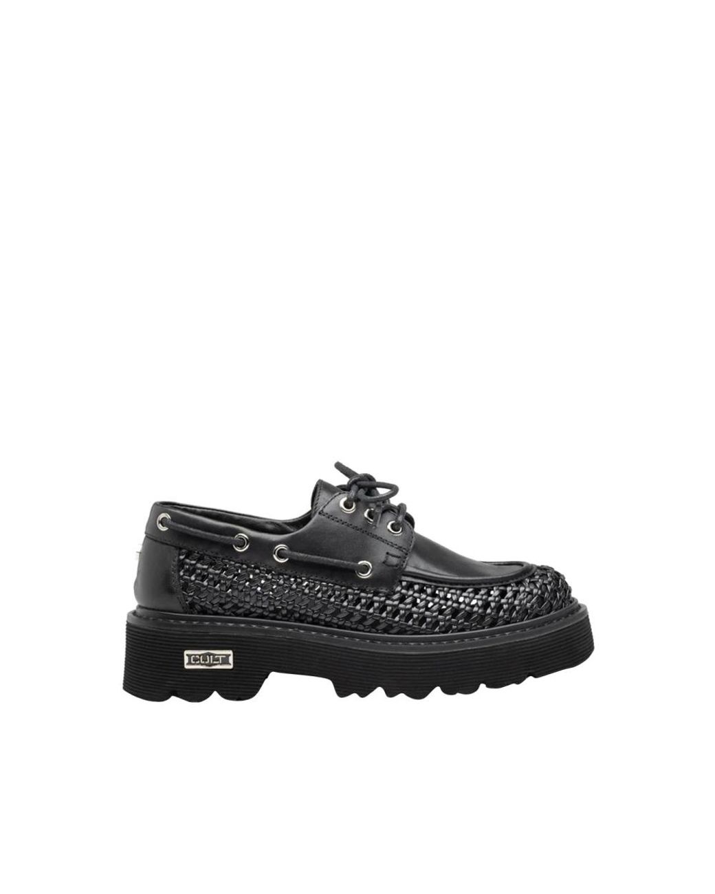Cult Black Boat Shoes