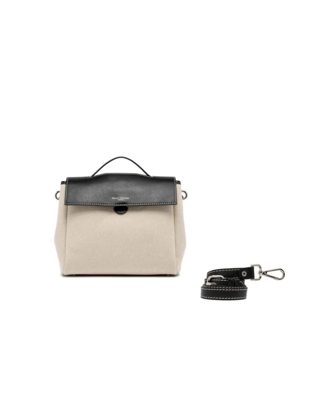 Gianni Chiarini White Clio Large Array Schultertasche