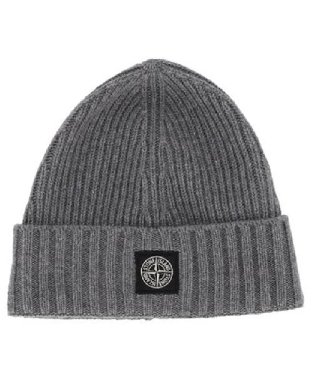 Beanies di Stone Island in Gray da Uomo