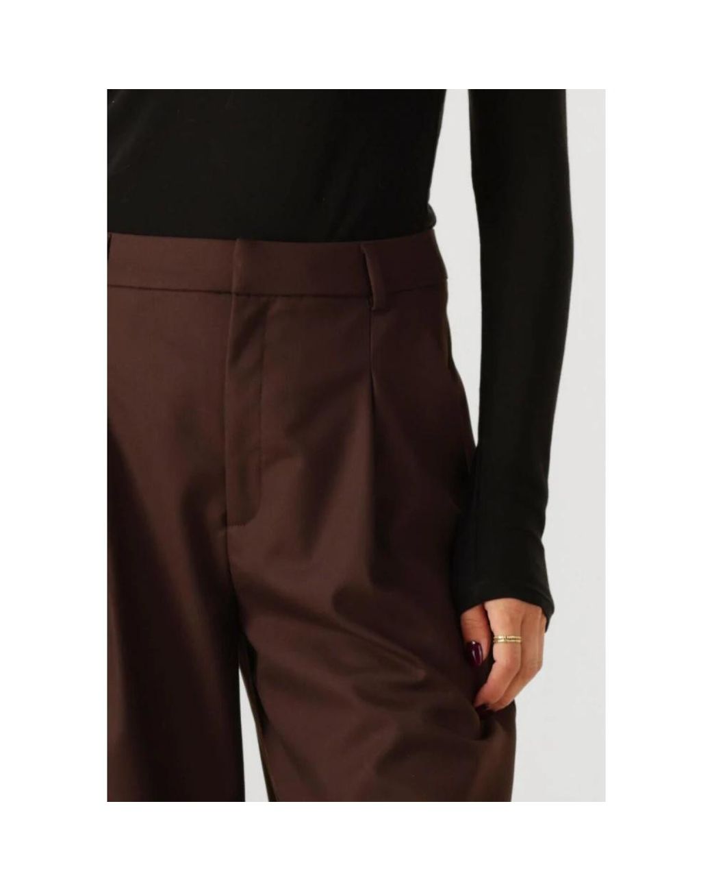Gestuz Brown Braune Recycelte Polyesterhose