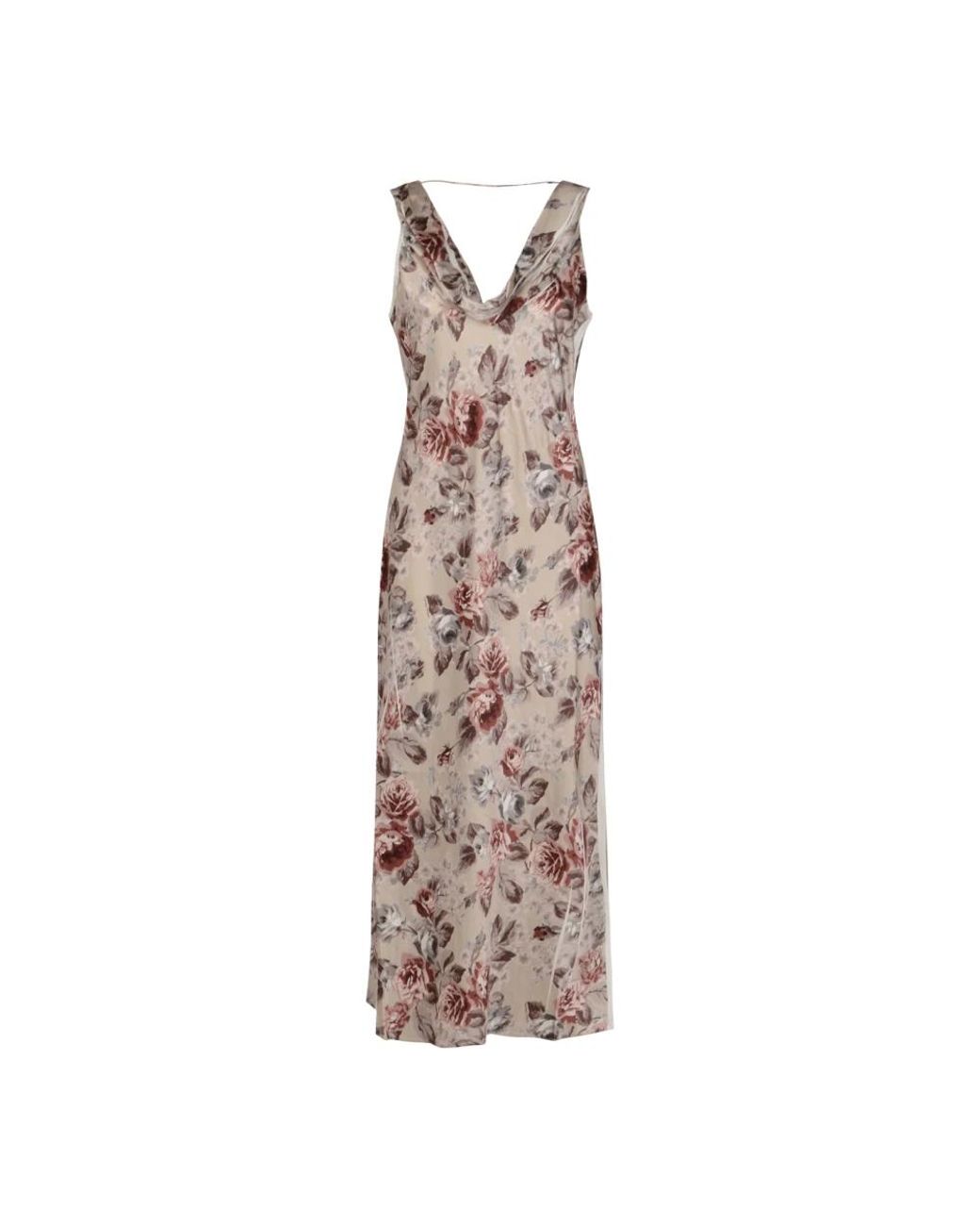 Midi Dresses Acne de color Brown