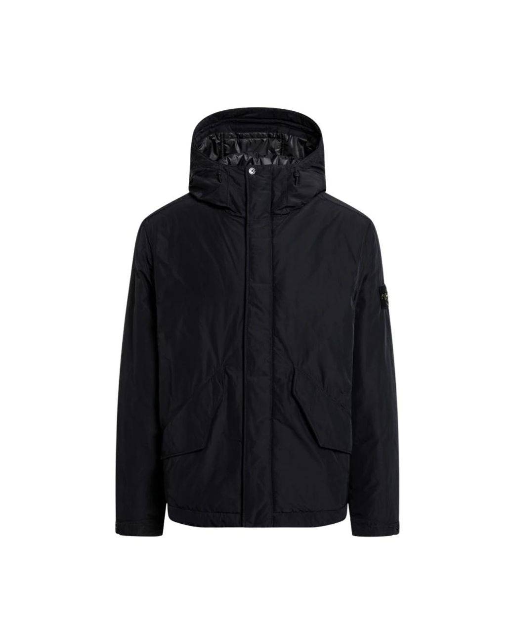 Stone Island Giubbotto in het Black voor heren