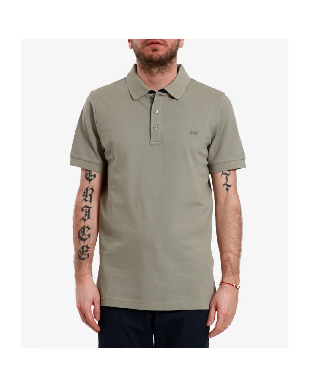 Polo Shirts Fay de hombre de color Gray