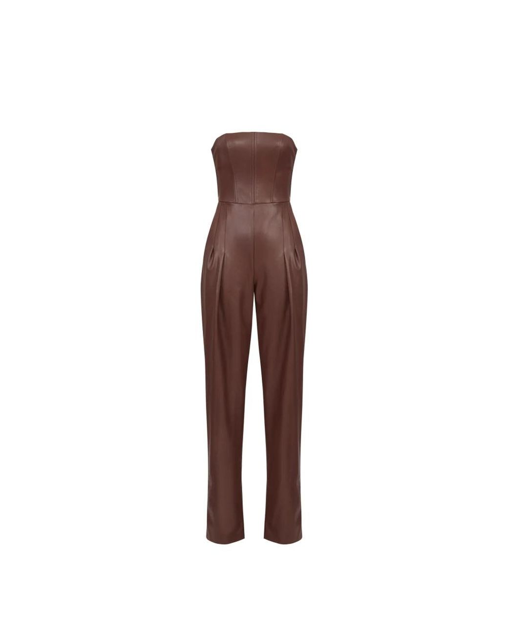 Elisabetta Franchi Brown Jumpsuits