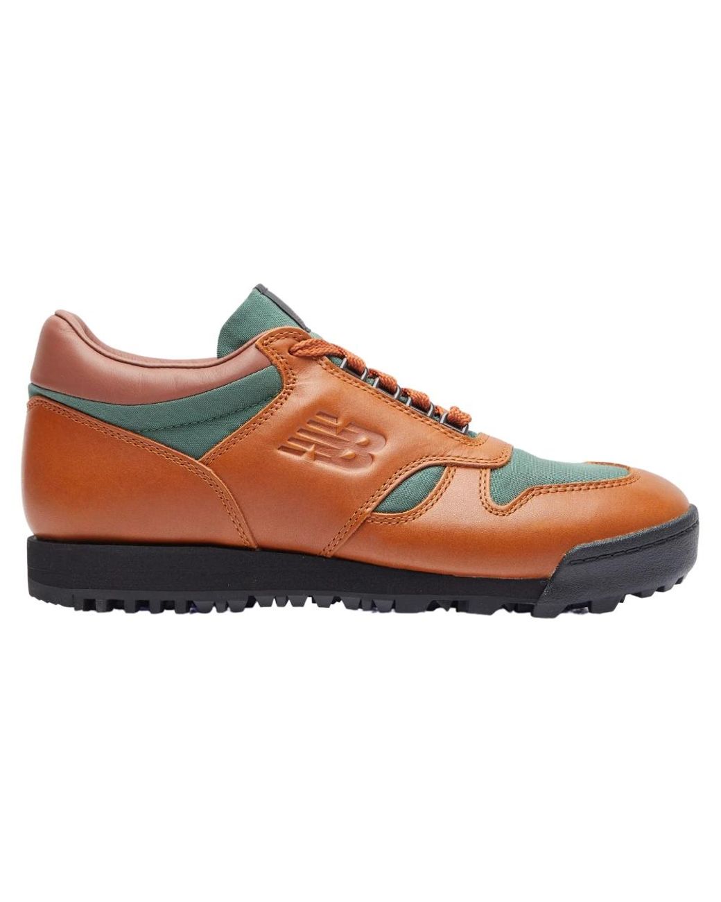 New balance de cuero cheap marron