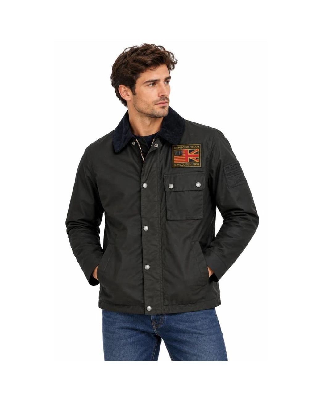 Light Jackets Barbour de hombre de color Black
