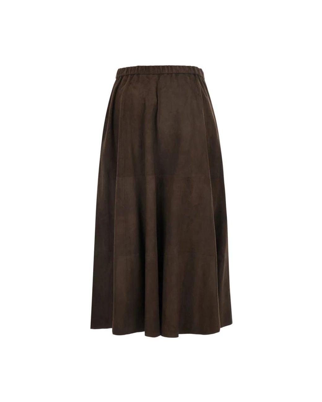 Antonelli Brown Midi Skirts