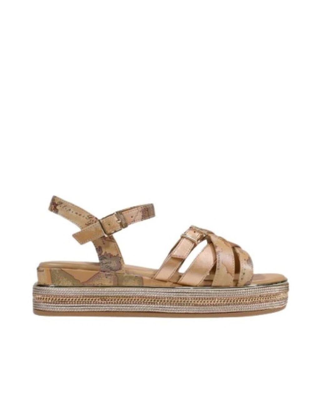 Alviero Martini 1A Classe Brown Wedges