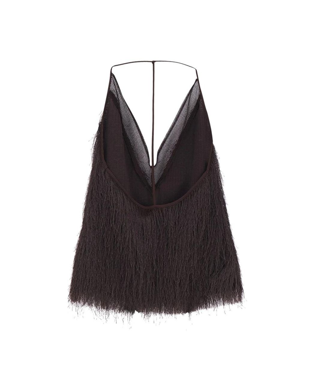 Alysi Black Sleeveless Tops