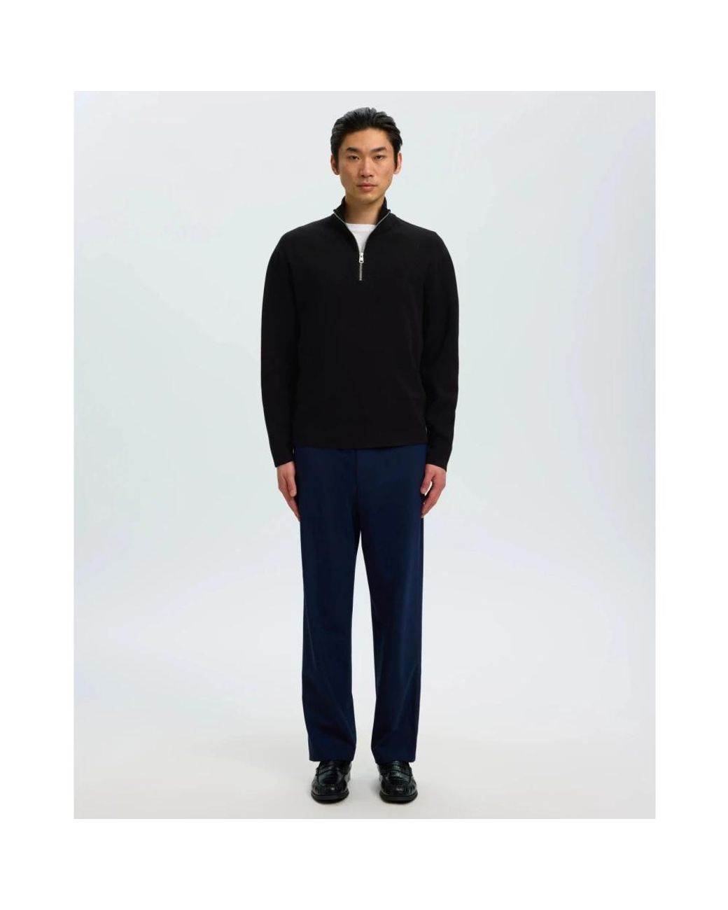 Turtlenecks SELECTED de hombre de color Black