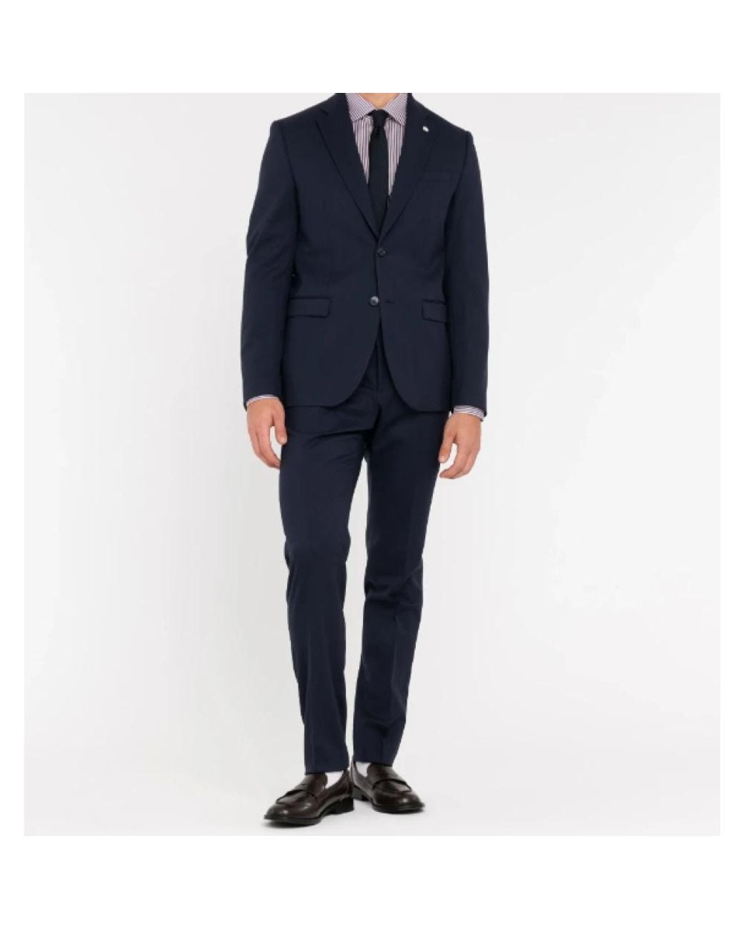 Single Breasted Suits Manuel Ritz de hombre de color Blue