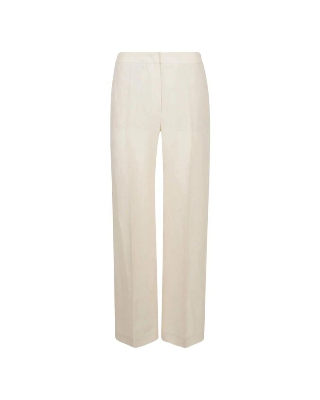 Eleventy Wijde Broek in het White