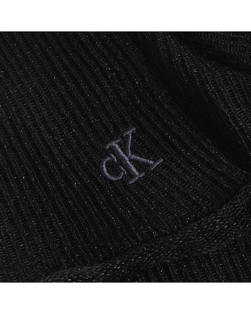 Calvin Klein Black Round-Neck Knitwear