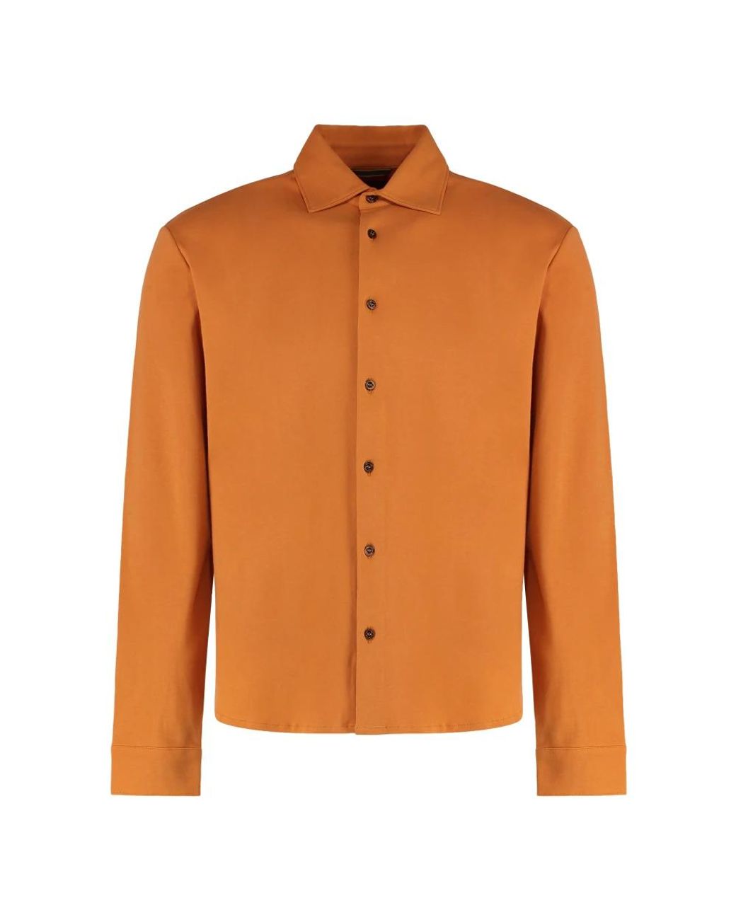 Moorer Orange Casual Shirts for men