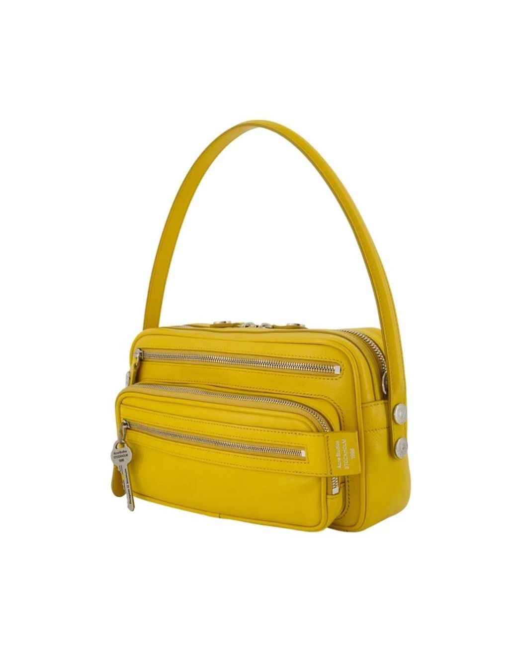 Shoulder Bags di Acne in Yellow