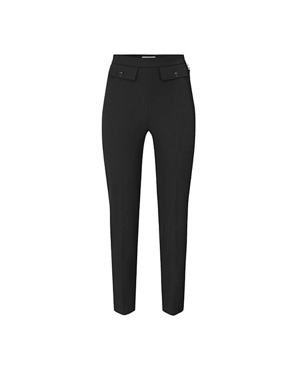 Elisabetta Franchi Black Slim-Fit Trousers
