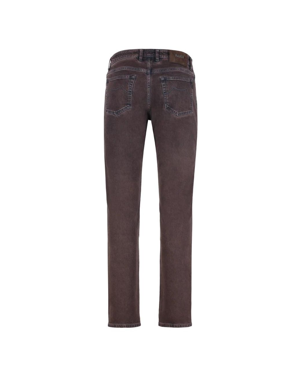 Moorer Gray Slim Fit Jeans for men