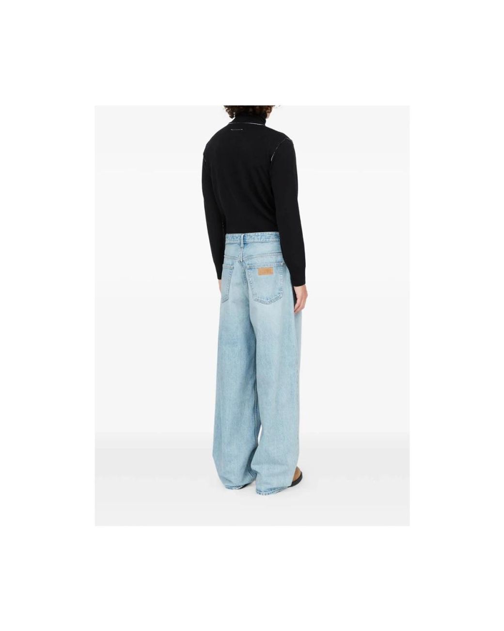 MM6 by Maison Margiela Blue Loose Fit Jeans for men