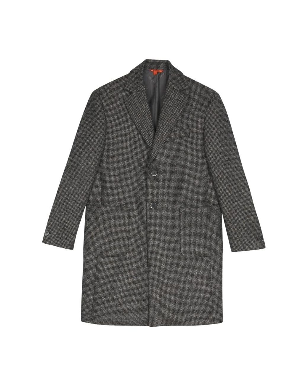 Barena Gray Single-Breasted Coats for men