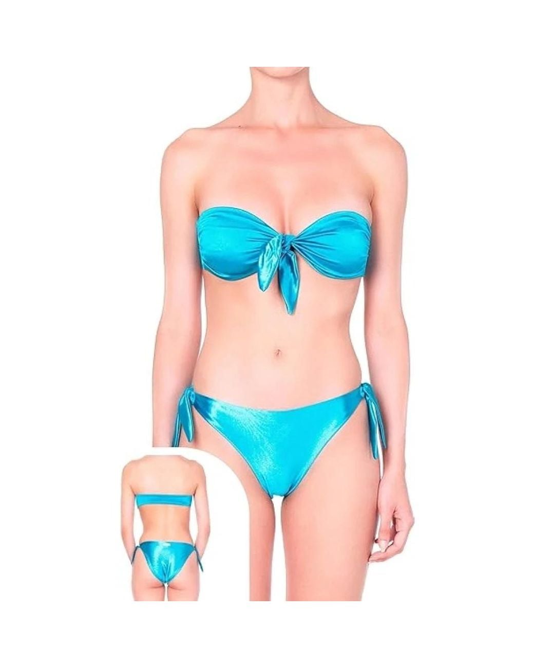 ME FUI Blue Bikinis