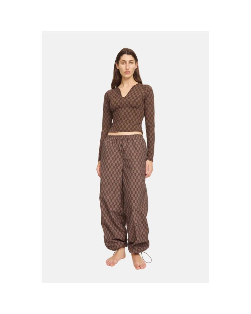 By Malene Birger Brown Wide Trousers