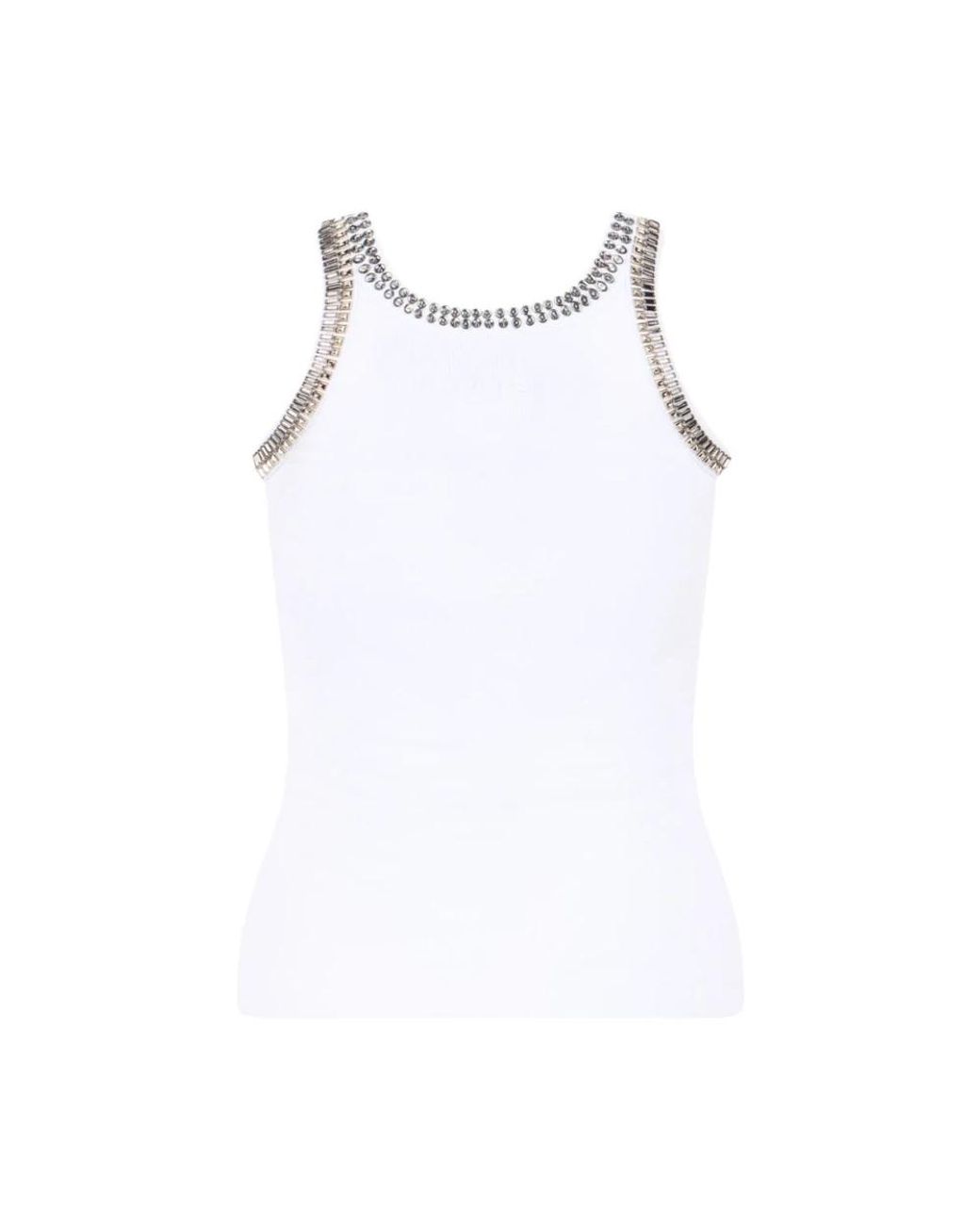 Pinko White Sleeveless Tops