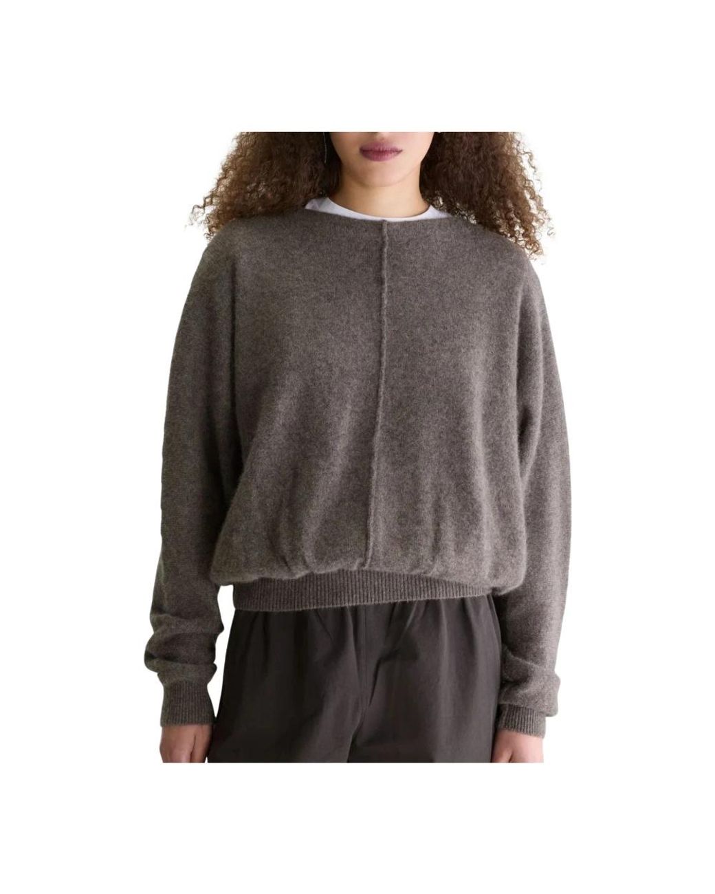 Bellerose Brown Round-Neck Knitwear