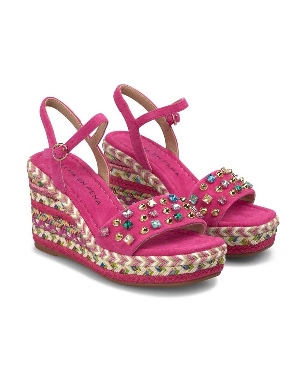 Alma En Pena. Pink Wedges