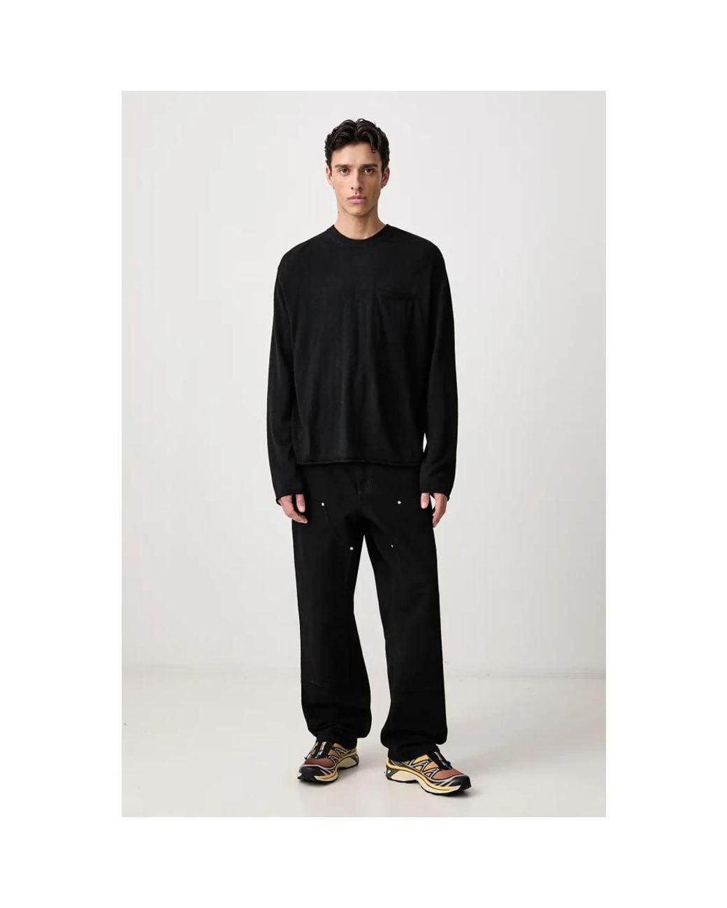Round-Neck Knitwear Represent de hombre de color Black